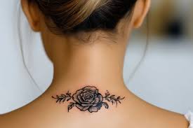 Blommor tatuering, Flowers tattoo.