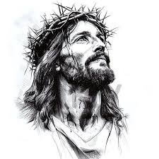 Jesus tatuering, Jesus tattoo.