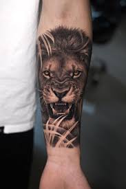Lejon, tatuering, lion tattoo.