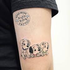 Dalmatin tatuering, Dalmatin tattoo.