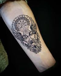 Gud tatuering, God tattoo.