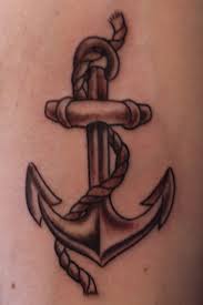 Ankae tatuering, Anchor tattoo.