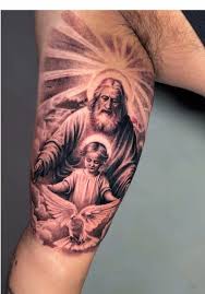 Gud tatuering, God tattoo.