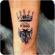 Kung tatuering, King tattoo.