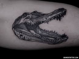 Krokodil, alligator tatuering, crocodile, alligator tattoo.
