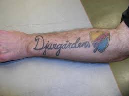 Djurgården tatuering