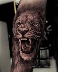 Lejon, tatuering, lion tattoo.