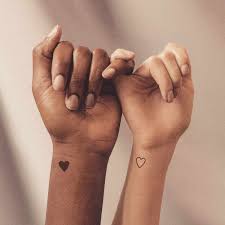 Hjärtan tatuering, Heart tattoo.