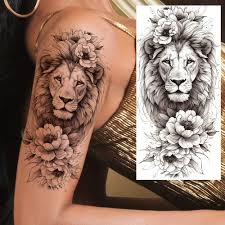 Lejon, tatuering, lion tattoo.