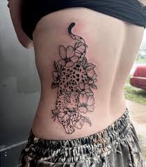 Leopard tattoo, leopard tatuering.