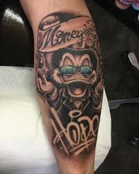 Pengar tatuering, Money tattoo.