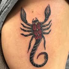 Skorpion tatuering, Scorpion tattoo.