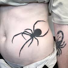 Spindel, spindlar tatuering, spider tattoo.