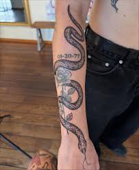 Orm, ormar tatuering, Snake, snakes tattoo.