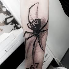 Spindel, spindlar tatuering, spider tattoo.