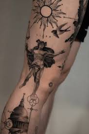 Gud tatuering, God tattoo.