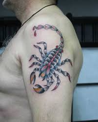 Skorpion tatuering, Scorpion tattoo.