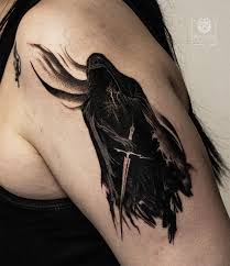 Demon tatuering, Demon tattoo.