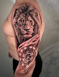 Lejon, tatuering, lion tattoo.