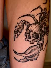 Skorpion tatuering, Scorpion tattoo.