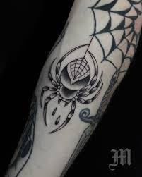 Spindel, spindlar tatuering, spider tattoo.