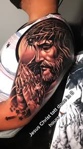 Jesus tatuering, Jesus tattoo.