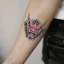 Demon tatuering, Demon tattoo.