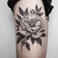 Blommor tatuering, Flowers tattoo.
