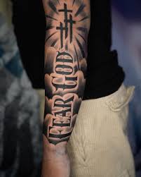 Gud tatuering, God tattoo.