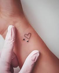 Hjärtan tatuering, Heart tattoo.