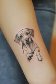 Hund tatuering, Dog tattoo.