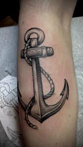 Ankae tatuering, Anchor tattoo.