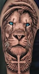 Lejon, tatuering, lion tattoo.