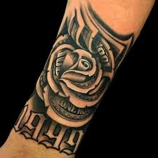 Pengar tatuering, Money tattoo.