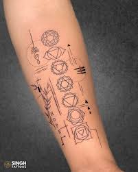 Symbol tatuering, symbol tattoo.