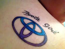 Toyota tatuering, toyota tattoo.
