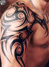 Tribal tatuering, tribal tattoo.