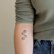 Tärningar tatuering, dice, tattoo.