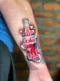 Coca cola tatuering, Coca cola tattoo.