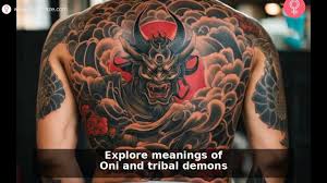 Demon tatuering, Demon tattoo.