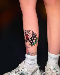 Dalmatin tatuering, Dalmatin tattoo.