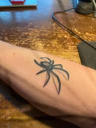 Spindel, spindlar tatuering, spider tattoo.