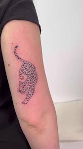 Leopard tattoo, leopard tatuering.