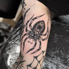 Spindel, spindlar tatuering, spider tattoo.