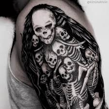 Dö skallar tatuering, Death skull tattoo