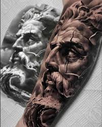 Gud tatuering, God tattoo.