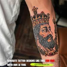 Kung tatuering, King tattoo.