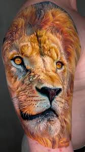 Lejon, tatuering, lion tattoo.