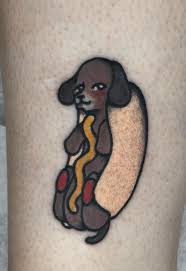 Hund tatuering, Dog tattoo.