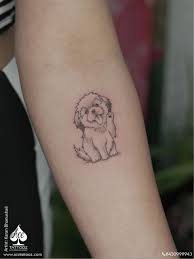 Hund tatuering, Dog tattoo.